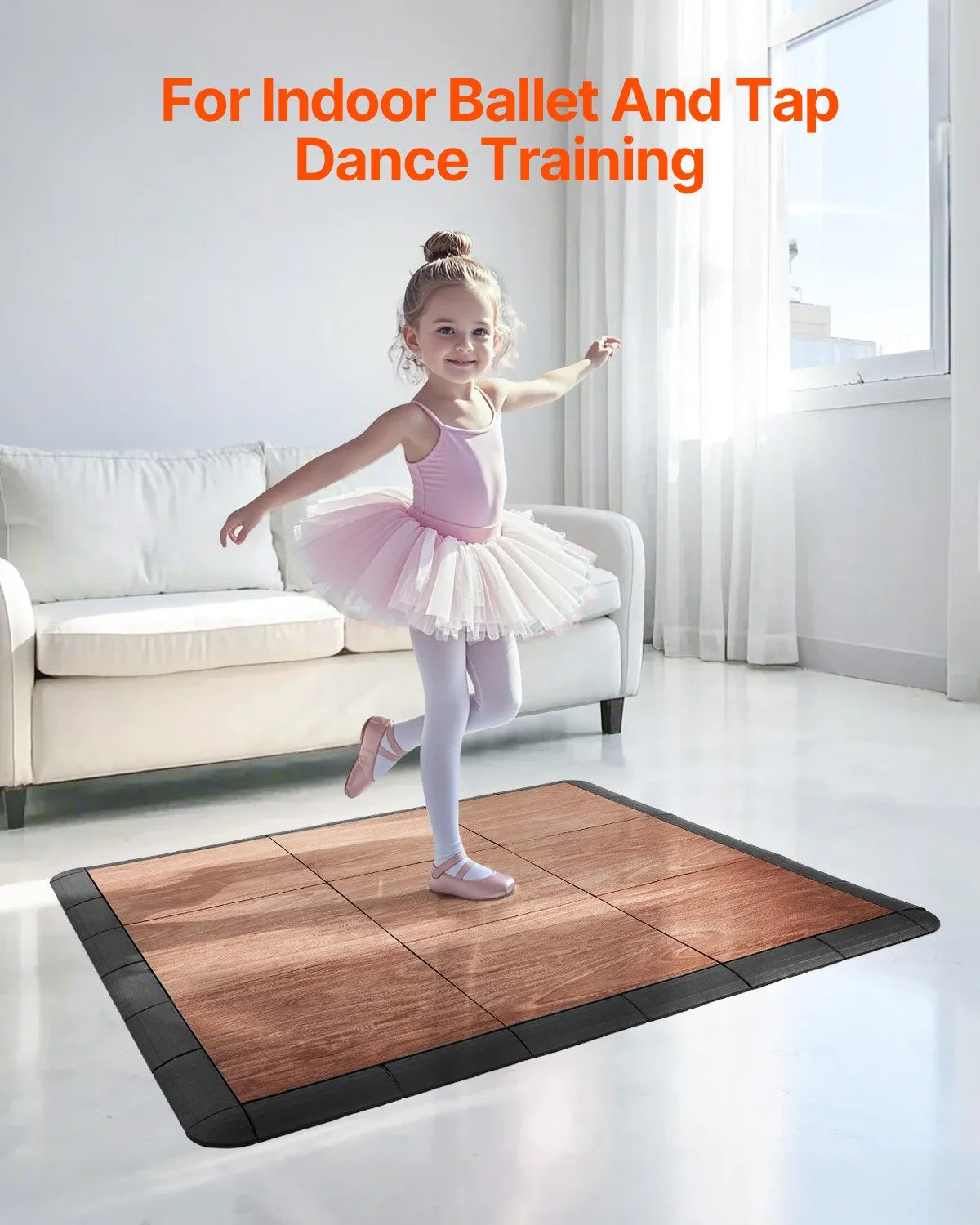 Gym Flooring Set 52 PCS Interlocking PP+PVC Puzzle Tiles