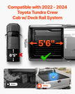 VEVOR 5.5 ft Retractable Tonneau Cover Hard Tonneau Cover for Toyota Tundra