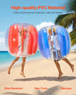 VEVOR 2-Pack 4FT/1.2M Inflatable Bumper Balls PVC Body Sumo Zorb Ball Outdoor