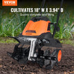 VEVOR 12 Amp Electric Tiller, 18