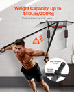 VEVOR Multifunctional Pull Up Bar Wall Mounted Chin Up Bar Dip Station Home Gym