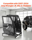 VEVOR 4 Doors Jeep Door Storage Cart for Jeep Wrangler JK JKU JL Gladiator