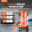 VEVOR 28 Gal Vacuum Sand Blaster Dustless Sandblaster with 1200W Vacuum System