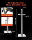VEVOR 4-Pack Adjustable Leveling Jacks Solid Screw for Baker-Style Scaffolding