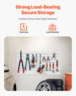 VEVOR 2 x 4 ft Slat Wall Paneling PVC White Garage Slatwall with Modular Design