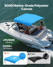 VEVOR 3 Bow Boat Bimini Tops 6'Lx(61
