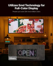 VEVOR 40x18in Programmable LED Sign Digital Scrolling Display Board P6 Fullcolor