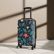 Floral Leaves Carry-On Suitcase – Colorful Tropical Travel Luggage