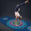 Non-Slip Yoga Mat – TPE & Suede, Beginner & Advanced (Pink / Midsummer Set)