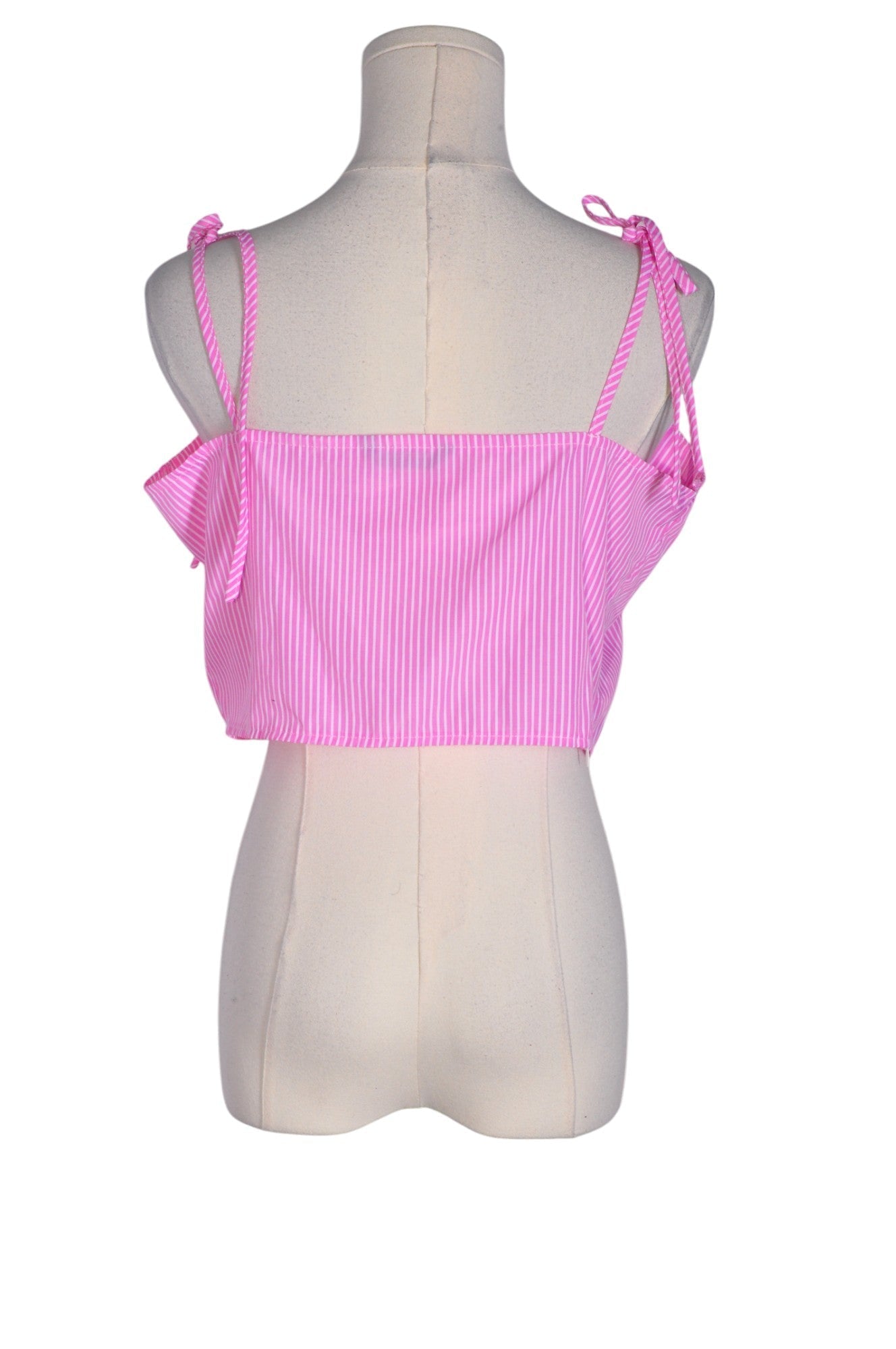 SHEIN Women Crop Tops Regular fit in Pink - L
