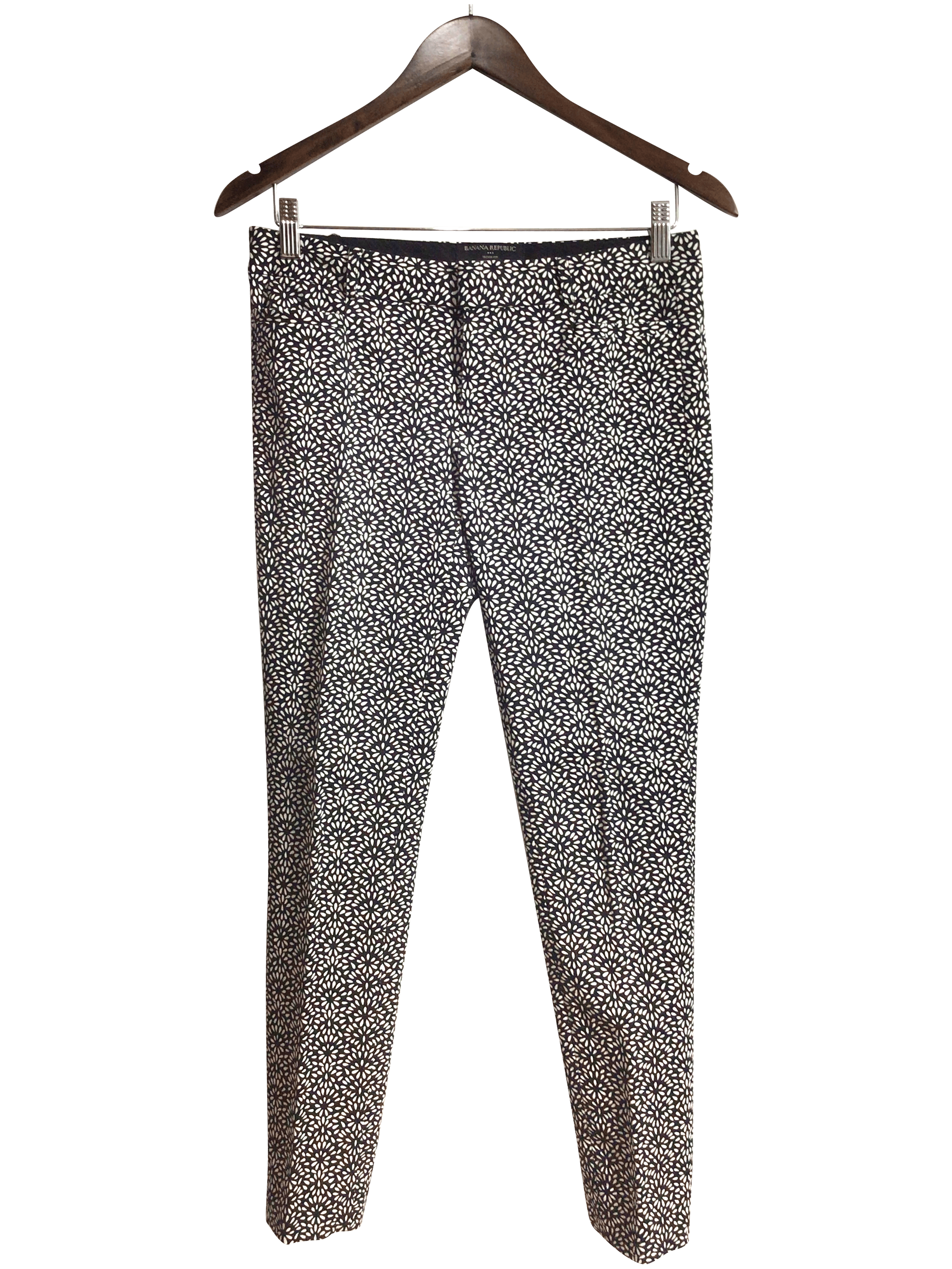 BANANA REPUBLIC Women Work Pants Regular fit in Black - 0