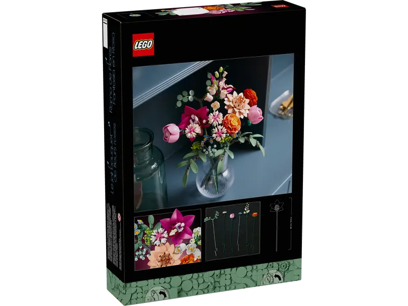 LEGO - 10342 - BOTANICAL COLLECTION - Pretty Pink Flower Bouquet - 749pcs