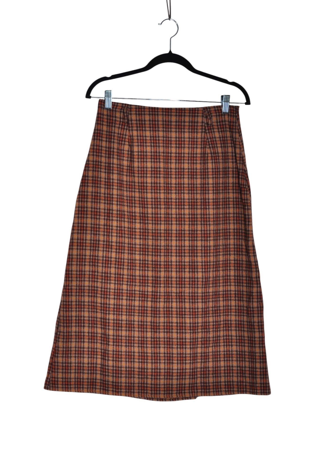 UNBRANDED Women A-Line Skirts Regular fit in Brown - M