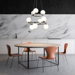 Anabelle Scandinavian Minimalist Pendant Ceiling Light for Kitchen Island, Dining Room & Modern Interiors