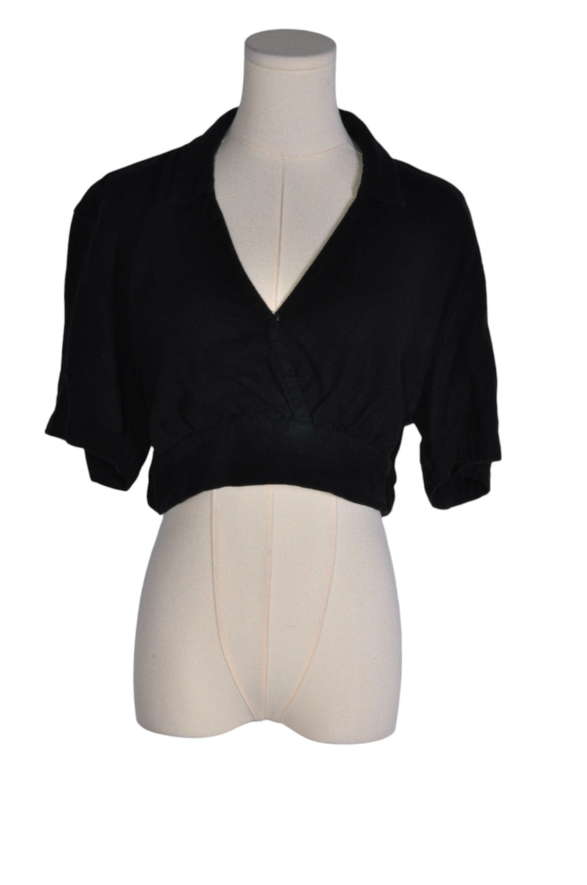 ABERCROMBIE & FITCH Women Crop Tops Regular fit in Black - M