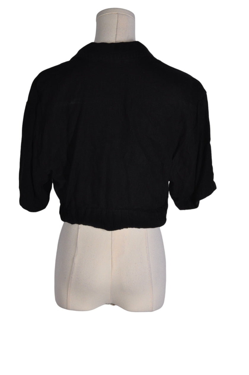 ABERCROMBIE & FITCH Women Crop Tops Regular fit in Black - M