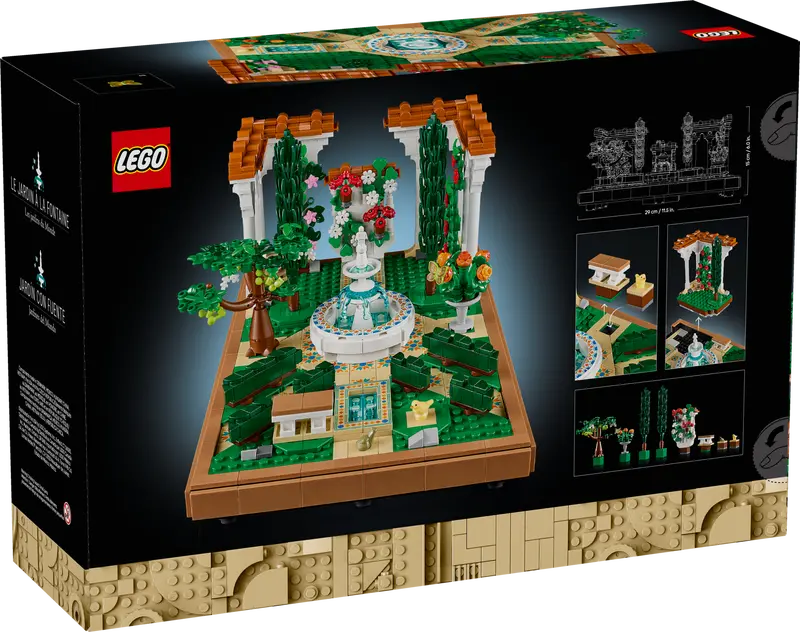 LEGO - 10359 - ICONS - Fountain Garden - 1302pcs