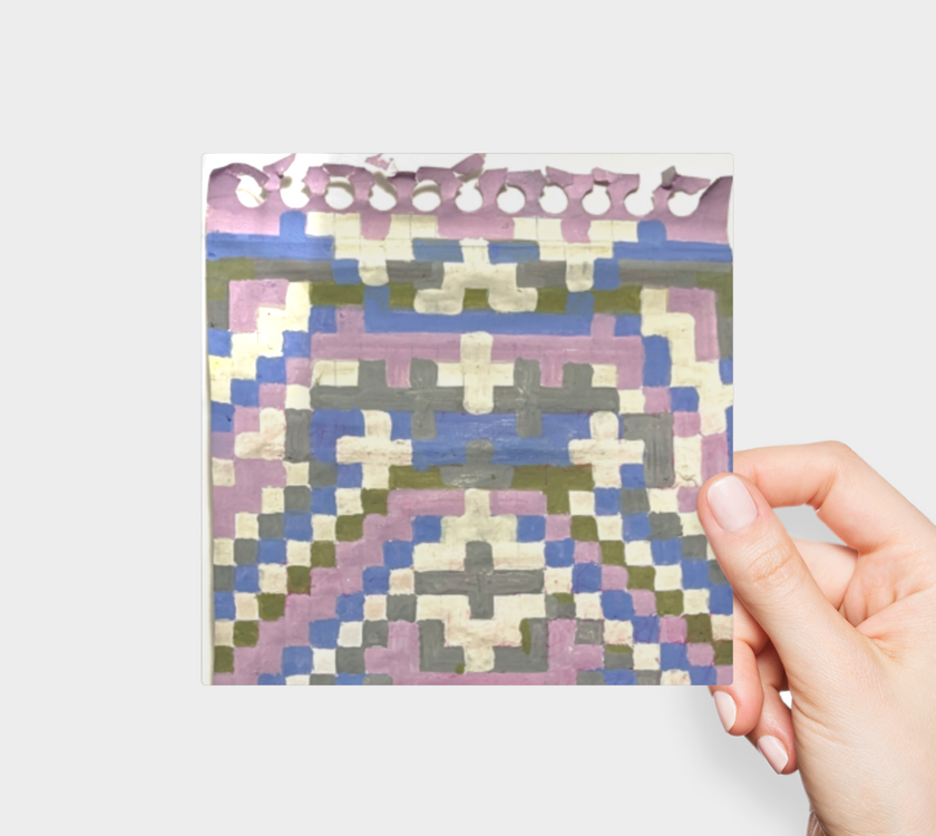 Sticker | 3 x 3  | Painted Mosaic