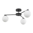 ELTON Black Scandinavian Ceiling Light for Living Room, Bedroom & Hallway
