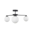 ELTON Black Scandinavian Ceiling Light for Living Room, Bedroom & Hallway
