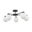 ELTON Black Scandinavian Ceiling Lamp for Living Room, Bedroom & Hallway