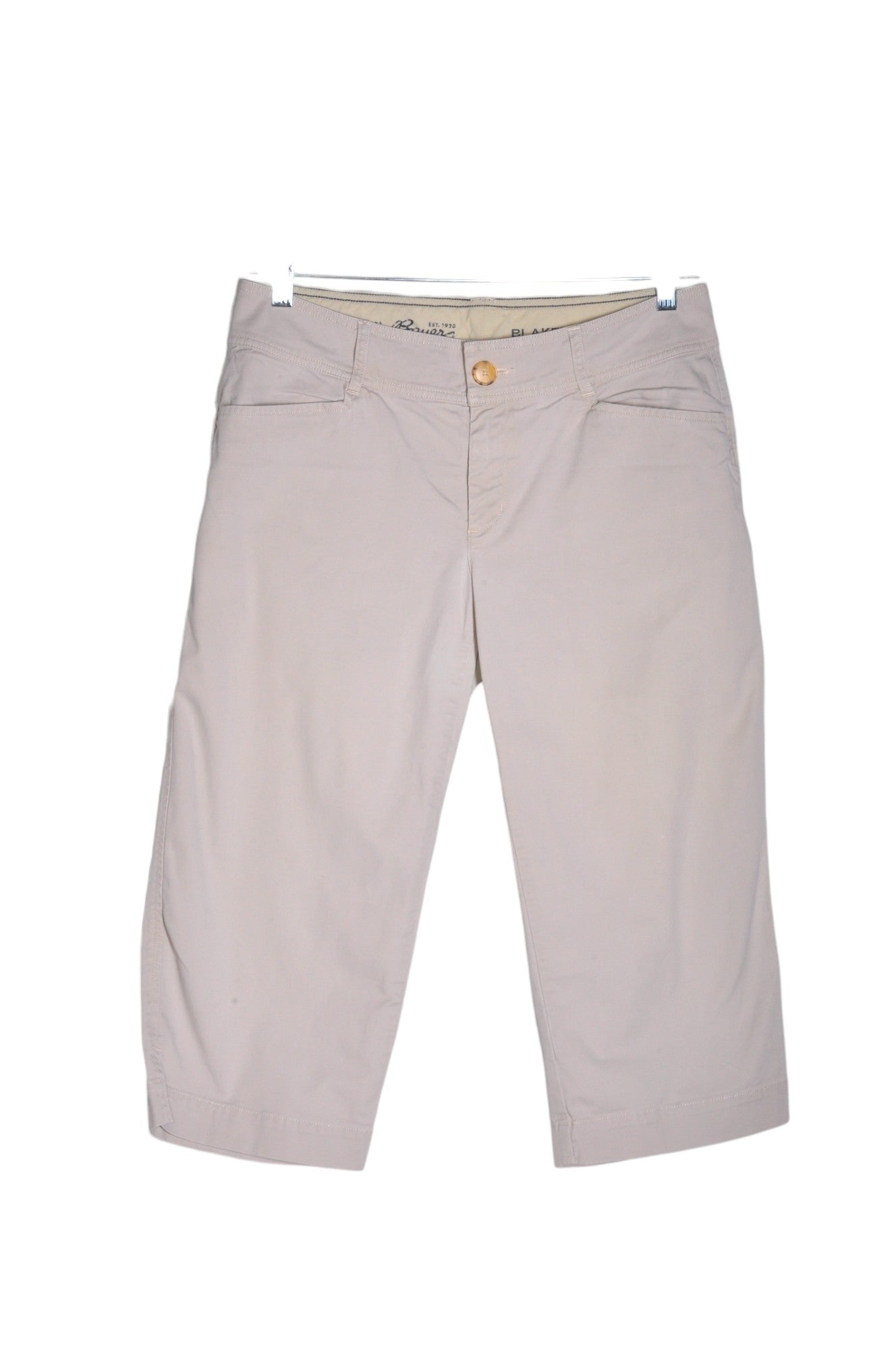 EDDIE BAUER Women Capri Pants Regular fit in Beige - 8