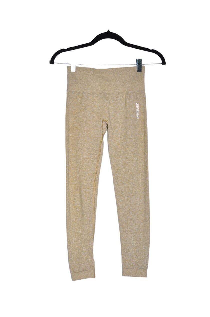 GYMSHARK Women Activewear Leggings Regular fit in Beige - XS