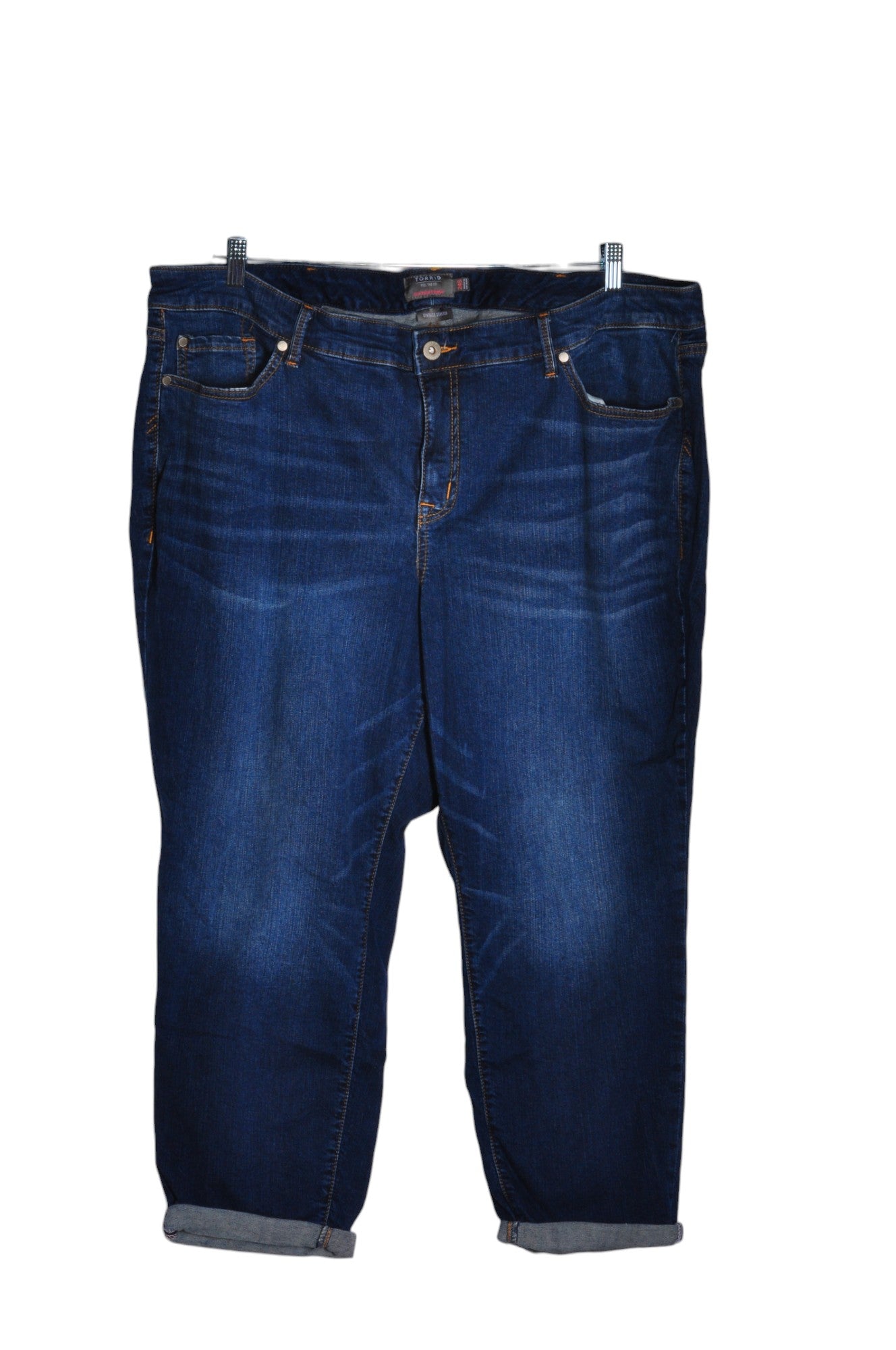 TORRID Women Straight-Legged Jeans Regular fit in Blue - 24