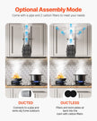 30in Built-in Range Hood Insert Vent Hood 800CFM Gesture & Touch Control