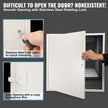 VEVOR Access Panel for Drywall & Ceiling, 16 x 16 Inch Plumbing Access Panels, Reinforced Access Door, Heavy-Duty Steel Wall Hole Cover, Easy Install Removable Hinged Panel for Wiring & Cables, Silver