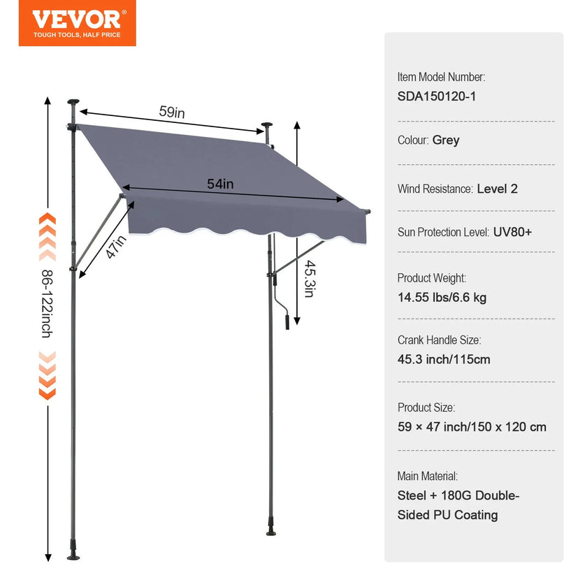 VEVOR 59x47