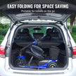 VEVOR 3 Wheel Folding Mobility Scooter for Adults & Seniors, Heavy-Duty Electric Powered Mobility Scooter & 12 Mile Long Range, All Terrain Travel Wheelchair with 9° Climbing Capacity, 265lb Capacity