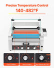 VEVOR 18 Hot Dog 7 Roller Electric Grill Cooker Machine Bun Warmer Cover 1200W