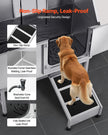 VEVOR 62 Inch Dog Grooming Bath Tub Stainless Steel w Ramp Water Filter