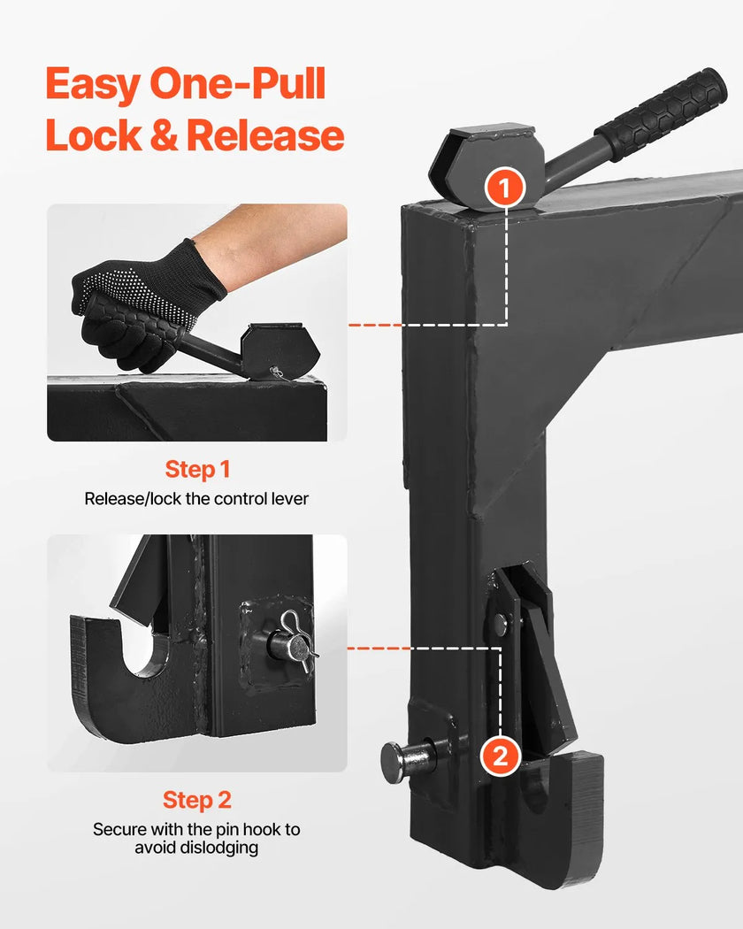VEVOR 3-Point Quick Hitch 2