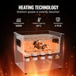 VEVOR 10L Ultrasonic Cleaner Cleaning Machine with Basket Heater and Timer 240W