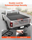 VEVOR 5.5 ft Retractable Tonneau Cover Hard Tonneau Cover for Toyota Tundra