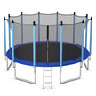 Outdoor Trampoline with Safety Closure Net