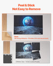 VEVOR 6 Pack Art Acoustic Panels 23.6 x 23.6 inch Self Adhesive for Home Earth