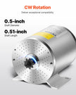 VEVOR 1800W Electric Brushless DC Motor Kit 48V 4500rpm with Speed Controller