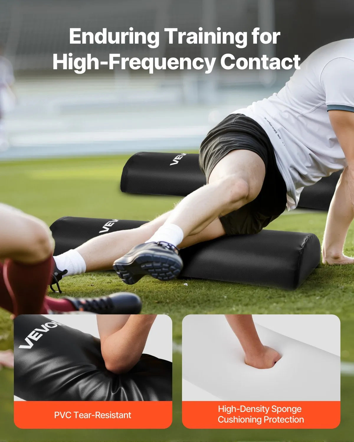 VEVOR 42.5in Football Tackling Dummy Step Over Dummy Blocking Pad Equipment 2PCS