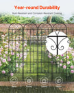 VEVOR 4 Packs Metal Garden Trellis for Climbing Plant Support 87x20 in Rustproof