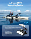VEVOR 55lb 12V Thrust Electric Trolling Motor Saltwater Boat Engine 36