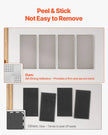 VEVOR 4 PCS Acoustic Wall Panels 2 in Thick 23.6 x 11.8 in Self-adhesive Camel