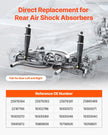 VEVOR 2 Rear Air Shock Absorber Strut Compatible with Cadillac Chevrolet Tahoe