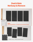 VEVOR 4 PCS Acoustic Wall Panels 2 in Thick 23.6 x 11.8 in Self-adhesive Black