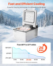 VEVOR 12 Volt Car Refrigerator Portable Freezer 10Qt Camping Compressor Cooler
