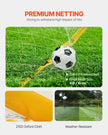 VEVOR 12x6 ft Portable Soccer Goal Kids Soccer Net Carry Bag Backyard Training