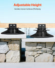 VEVOR 24 Pcs Adjustable Deck Support Pedestal Deck Foundation Base 1.18-2.36 in