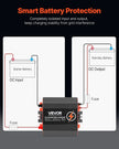 VEVOR 12V 20A DC to DC Charger Battery Charger 250W for Lead-Acid Lithium AGM